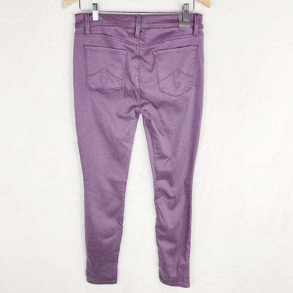 Level 99 Skinny Straight Jeans Women 30 Lily Lavender Tencel High Rise NWT - Picture 6 of 10